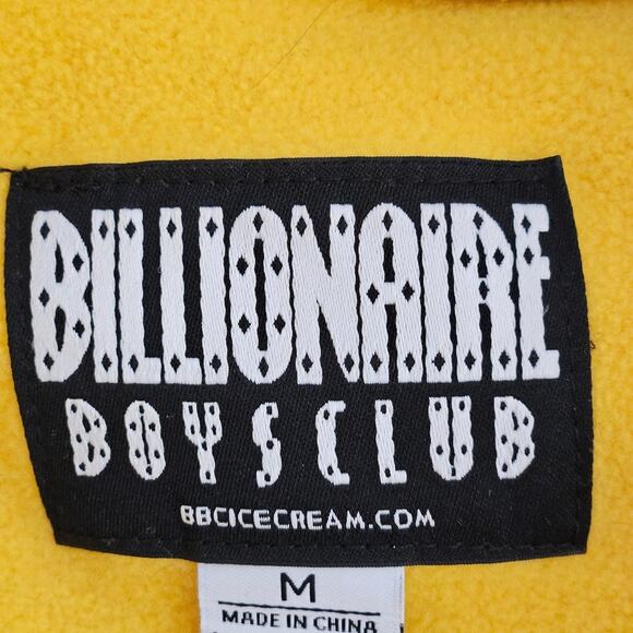 Billionaire Boys Club Binary Star Faux Shearling Trimmed Quarter Zip Jacket SZ M - Picture 3 of 3